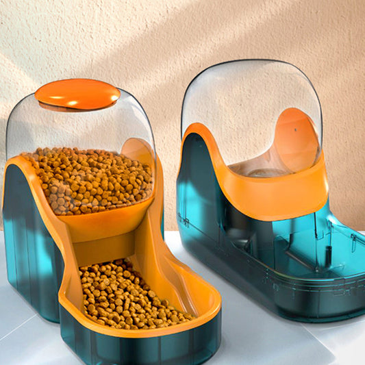 3.8L Gravity Automatic Feeder Pet Water and  Feeding Bowl