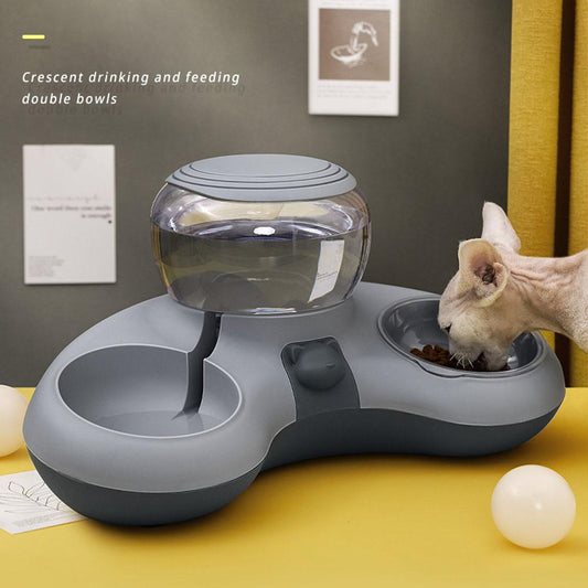 Dog Cat Bowls Automatic Gravity Water