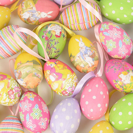 6pc  Easter Eggs Party Decorations